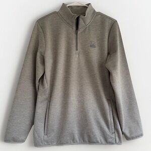 HUK Kids Coldfront+ 1/4 Zip Performance Fishing Jacket Pullover Size Youth XL